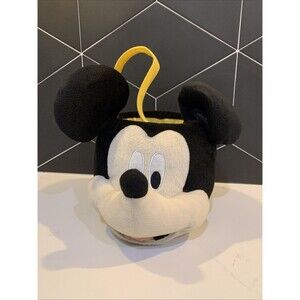 Disney Mickey Mouse Plush Basket 7” Easter Bucket Storage Party | Halloween